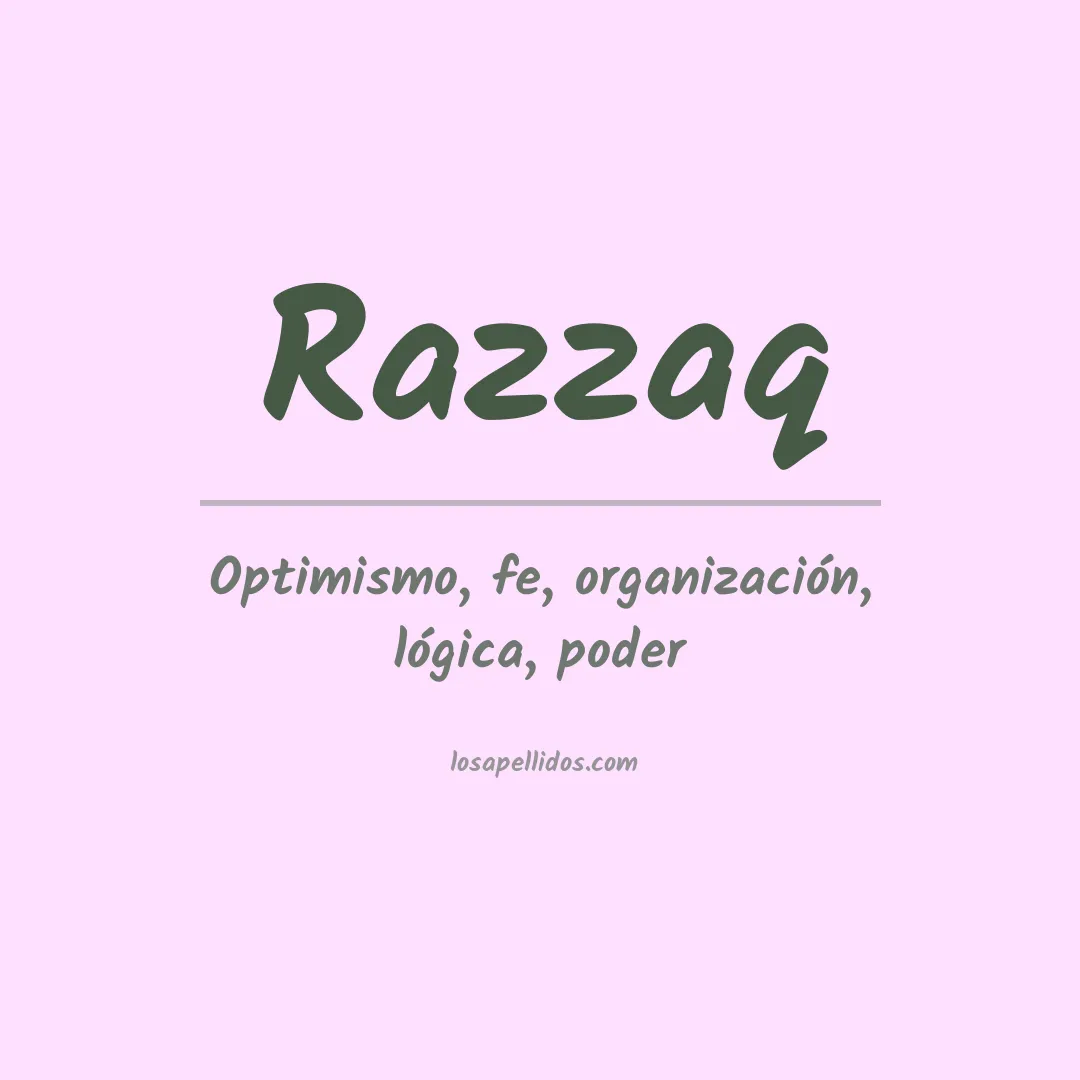 Apellido Razzaq