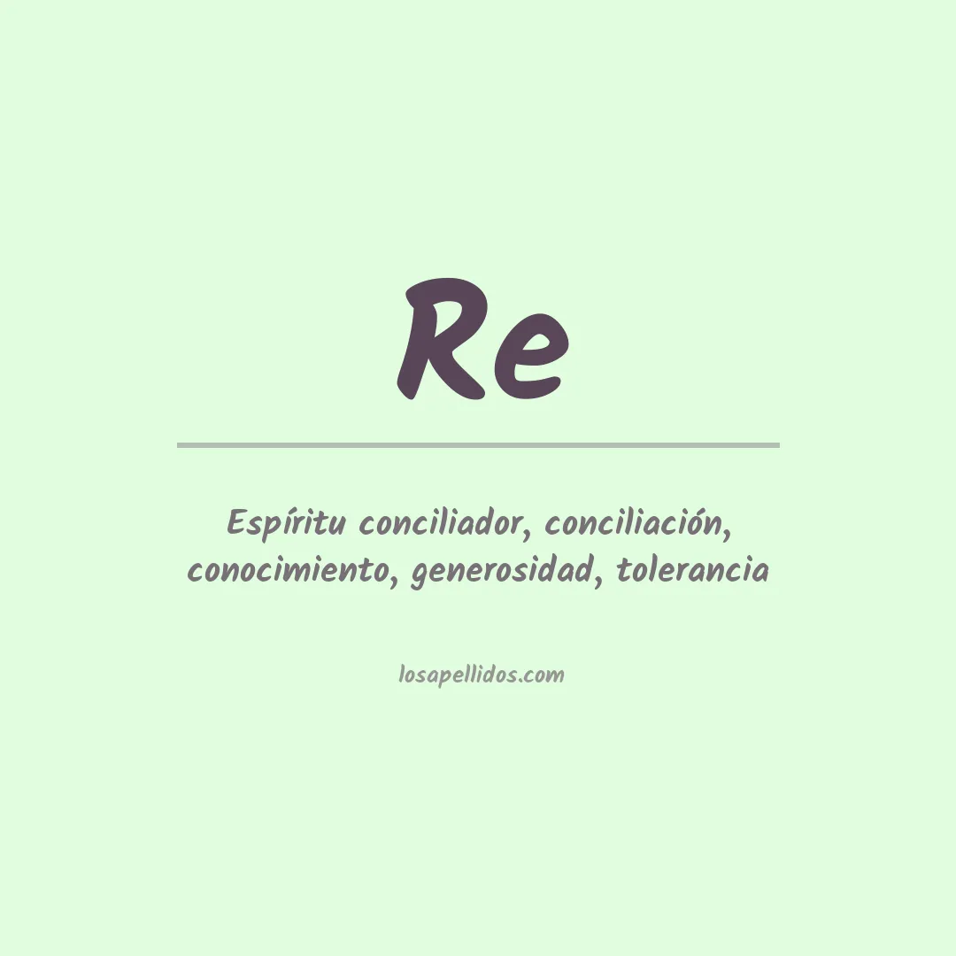 Apellido Re