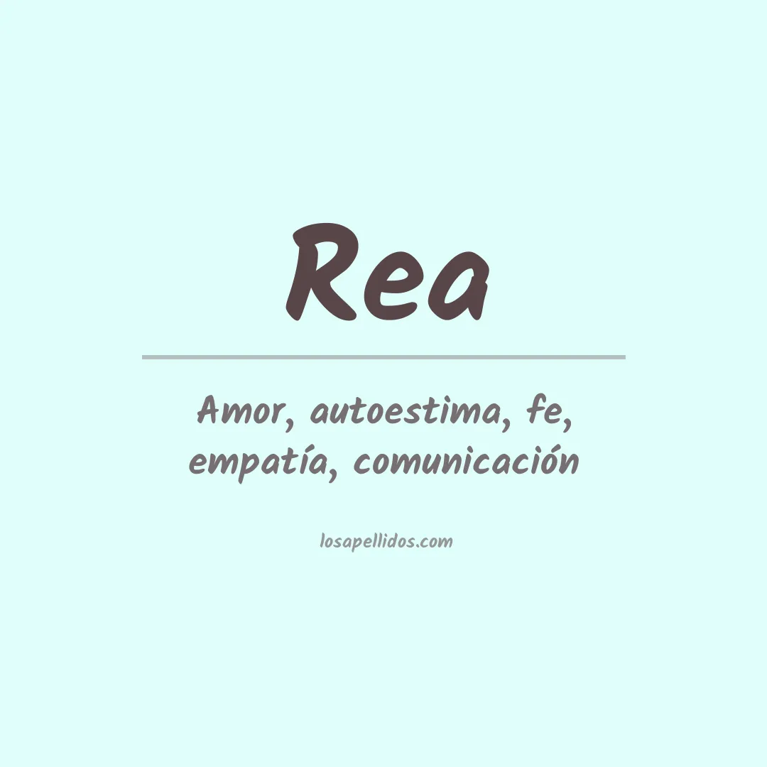 Apellido Rea
