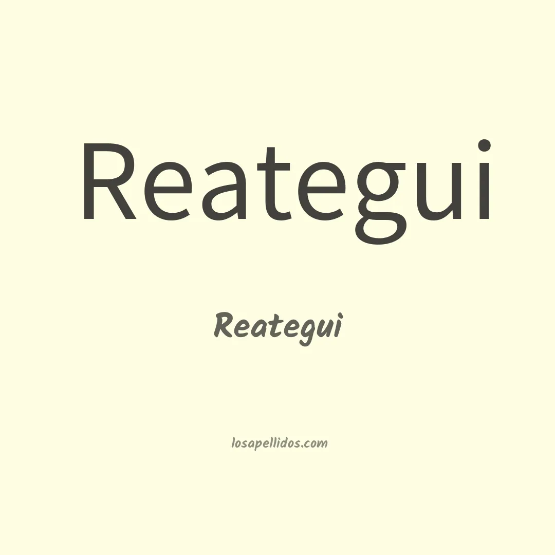 Reátegui en chino