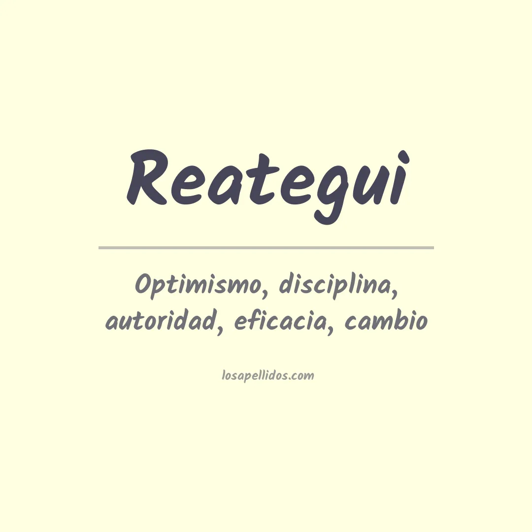 Apellido Reátegui