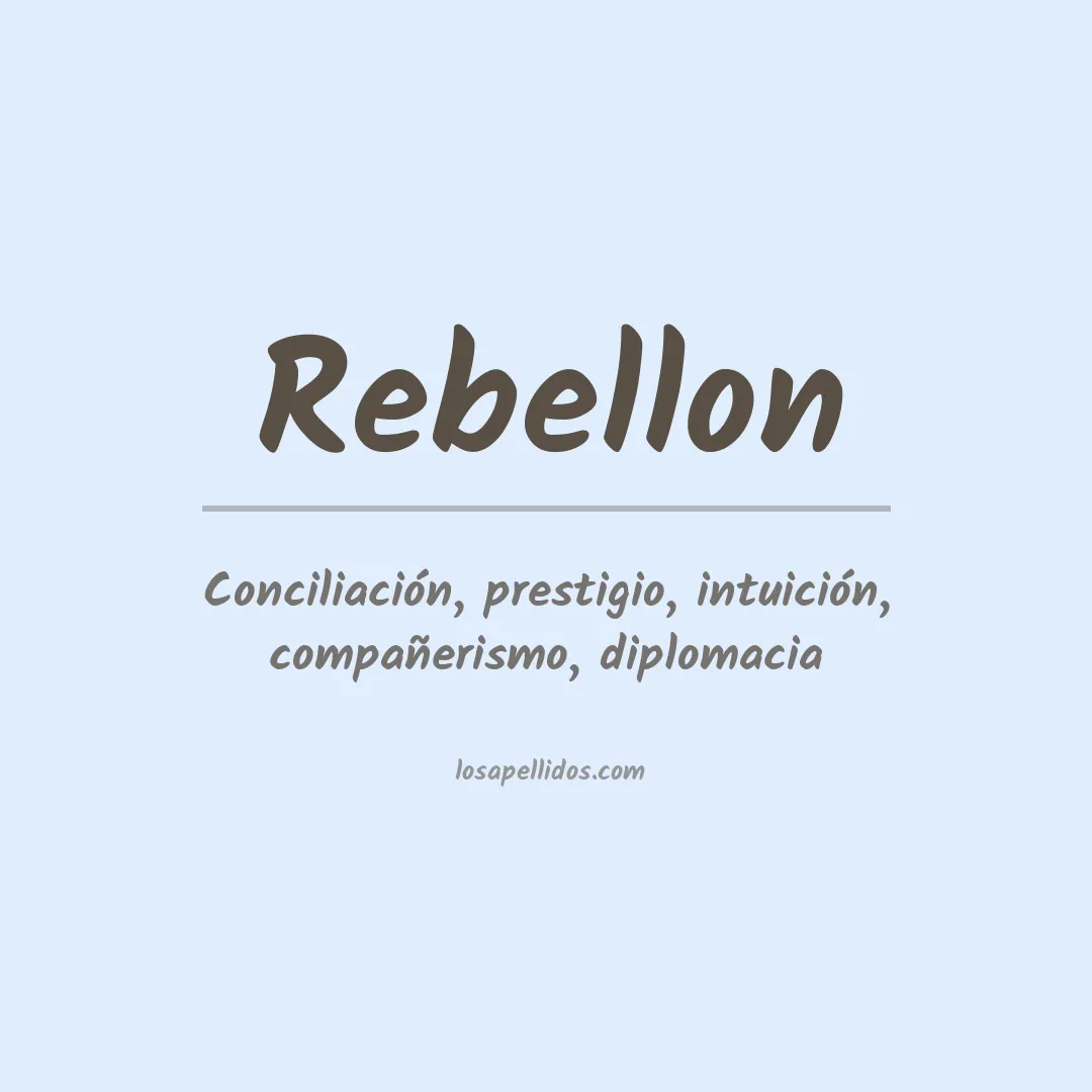 Apellido Rebellon
