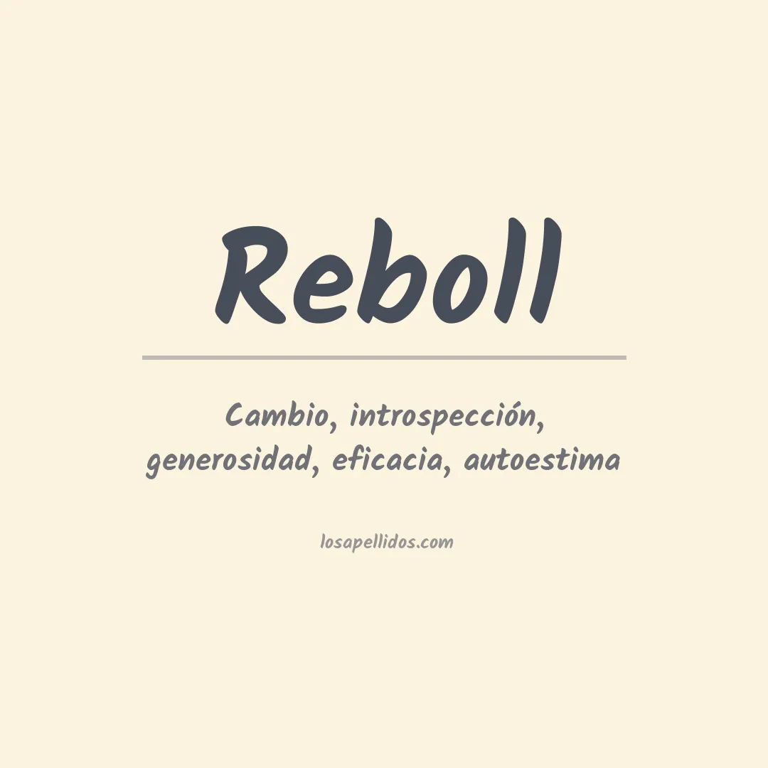 Apellido Reboll