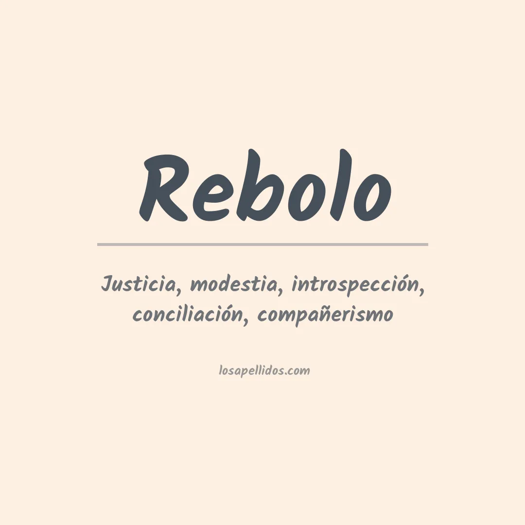 Apellido Rebolo