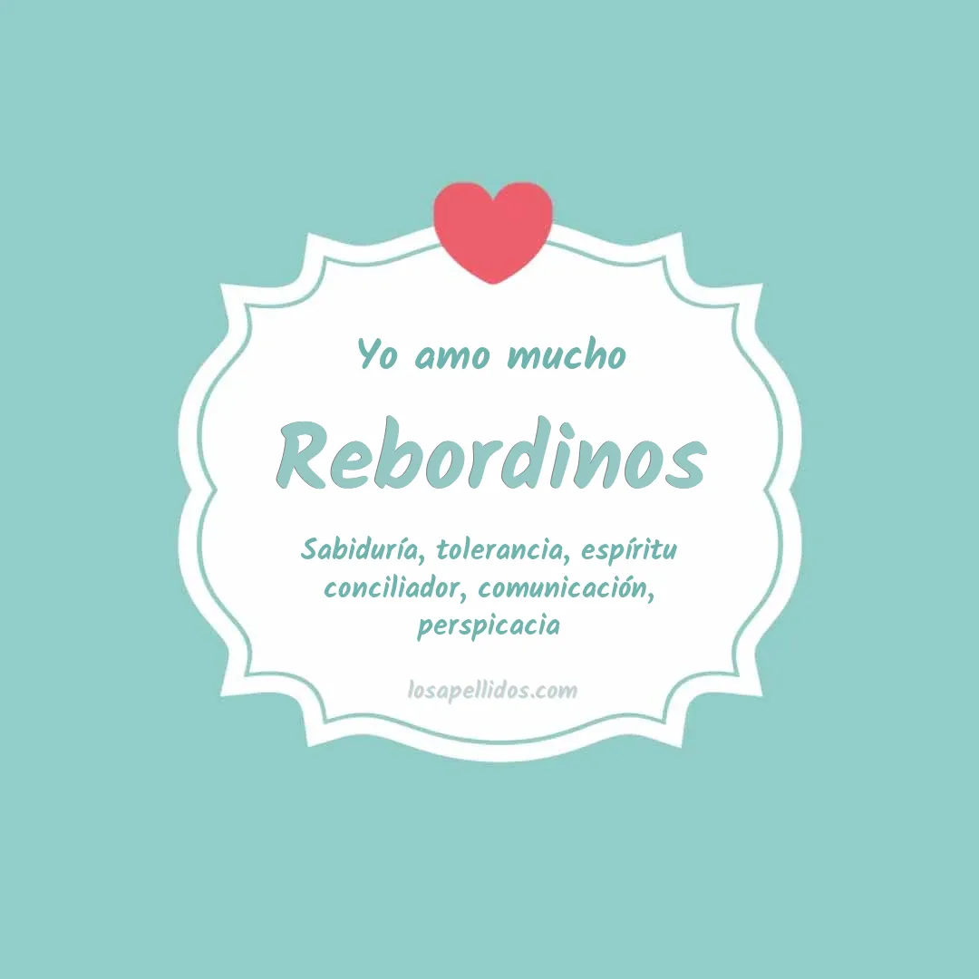 Yo amo mucho Rebordinos