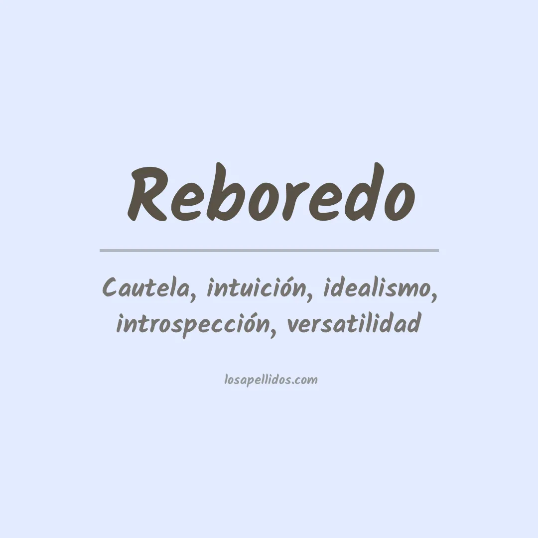 Apellido Reboredo