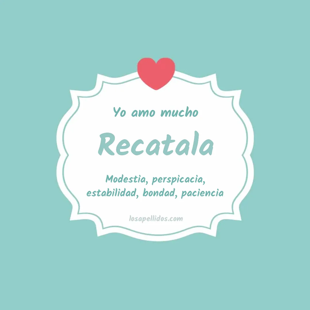 Yo amo mucho Recatala