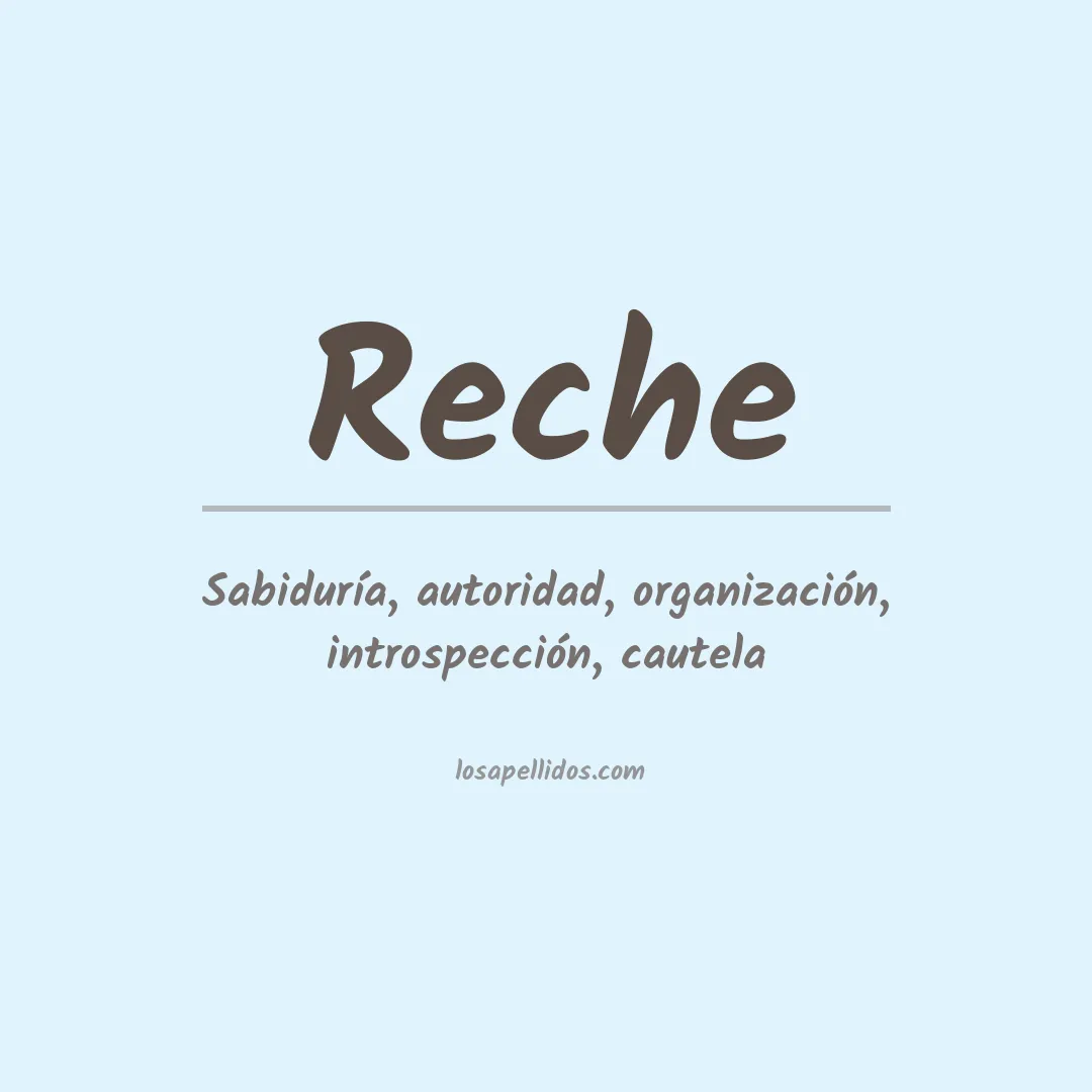 Apellido Reche