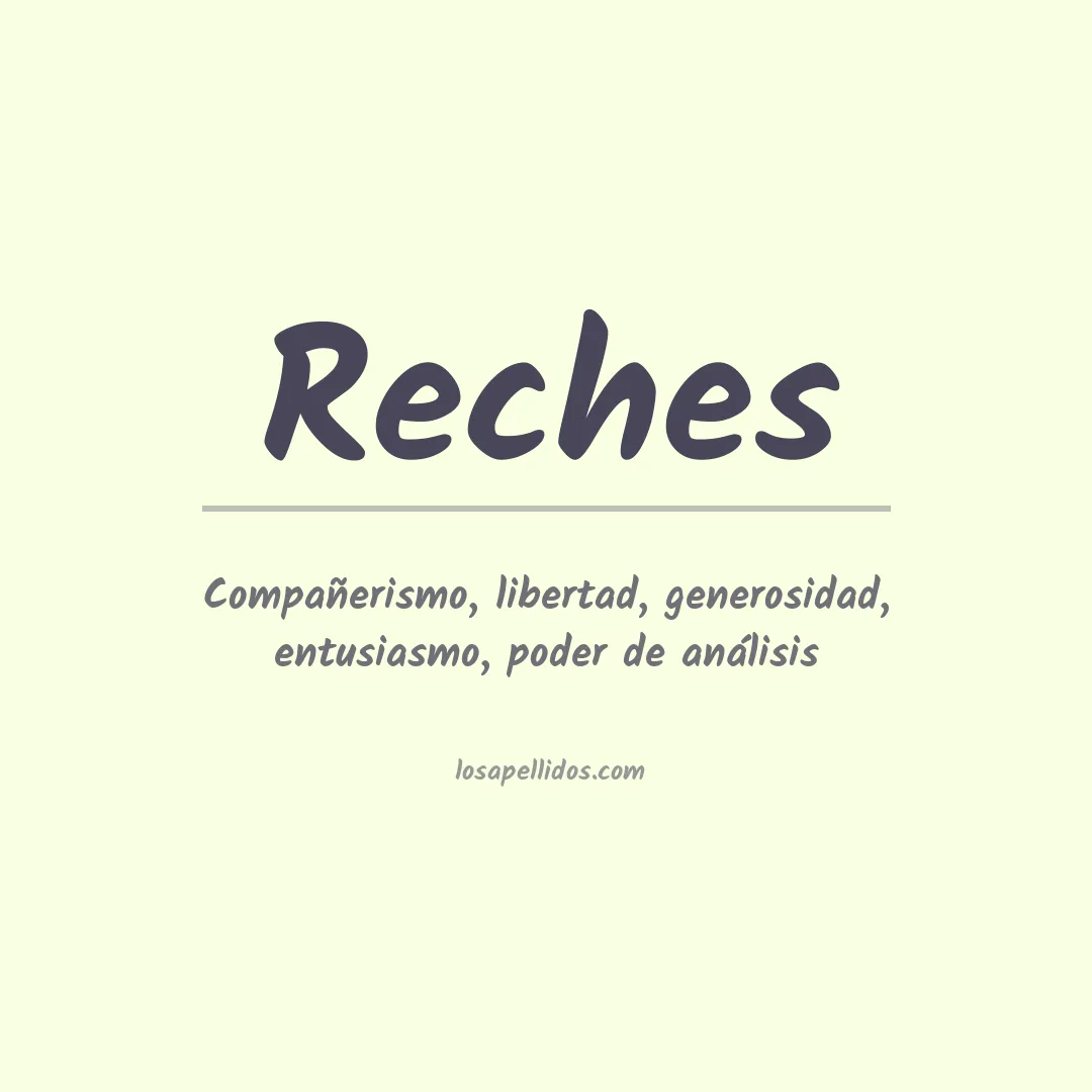 Apellido Reches