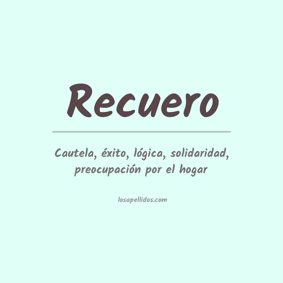 Apellido Recuero
