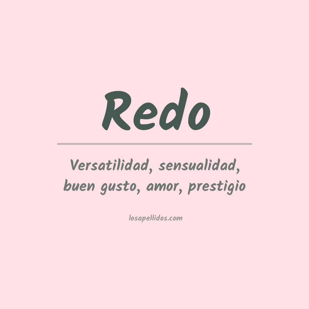 Apellido Redo