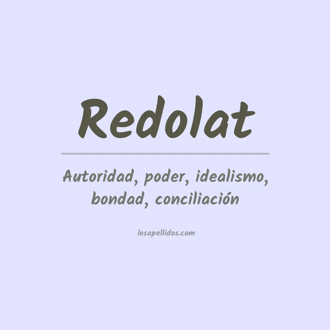 Apellido Redolat