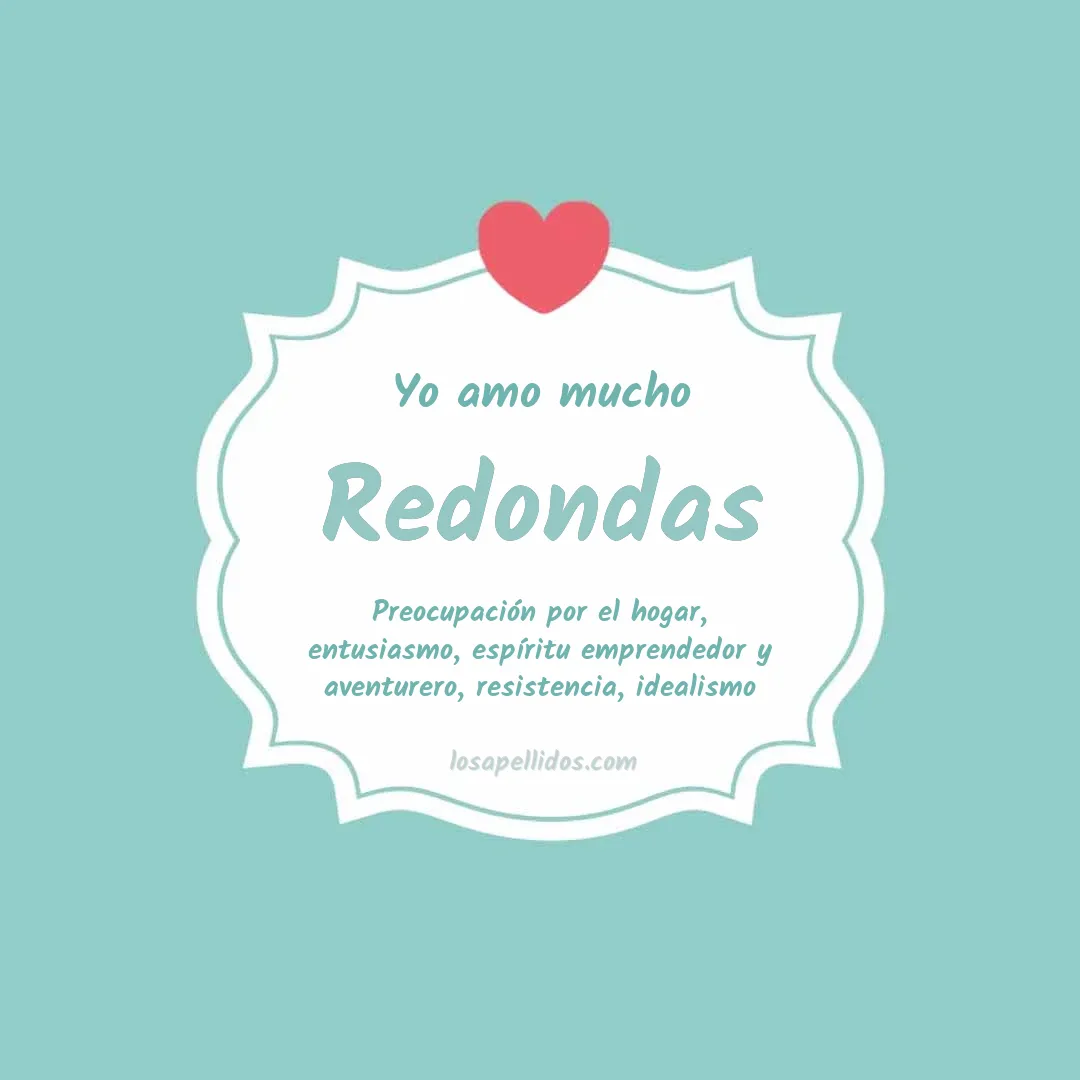 Yo amo mucho Redondas