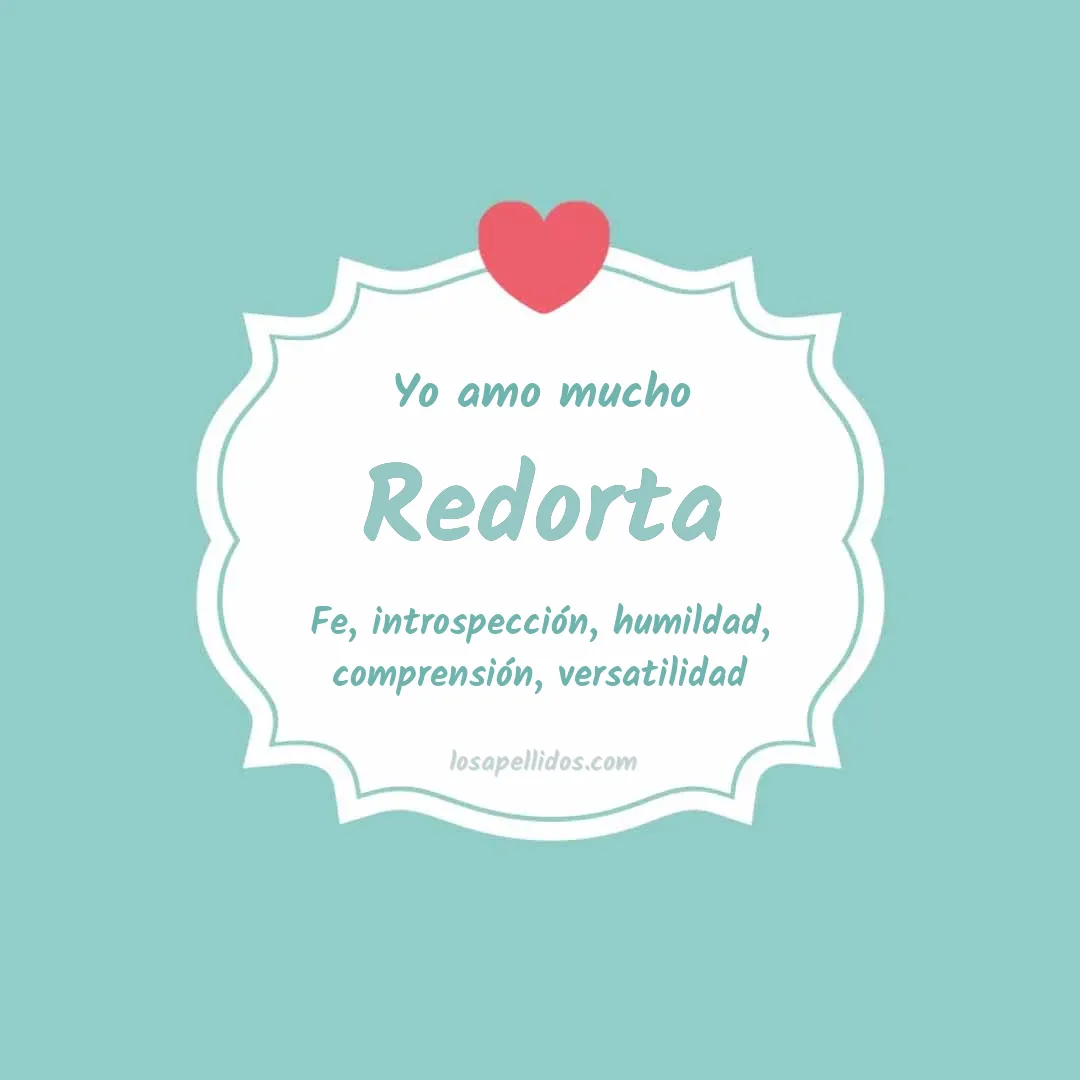 Yo amo mucho Redorta