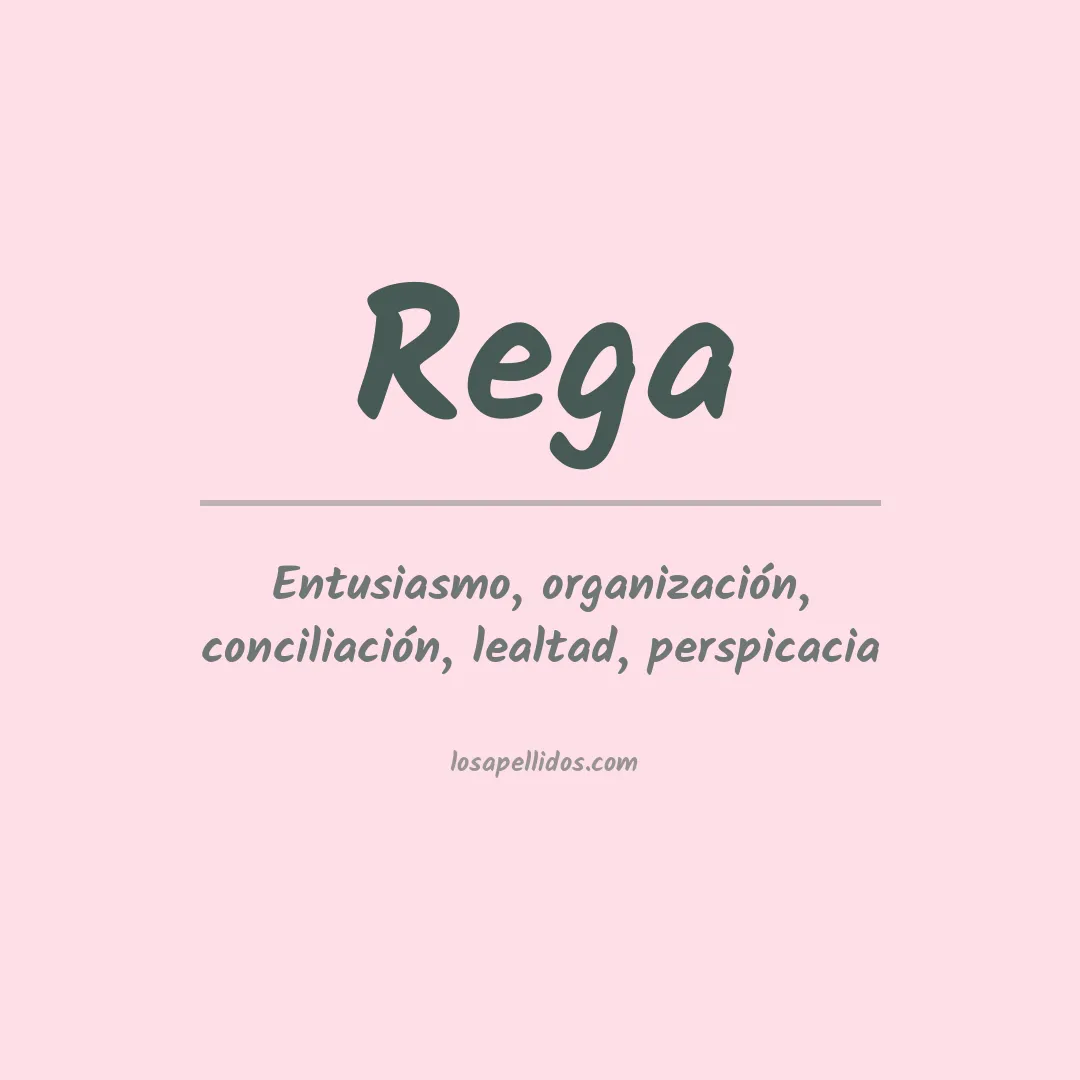 Apellido Rega