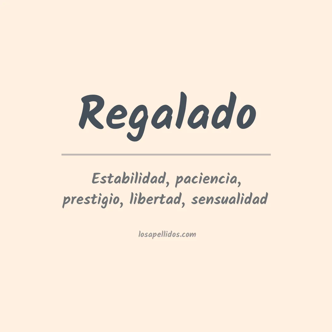 Apellido Regalado