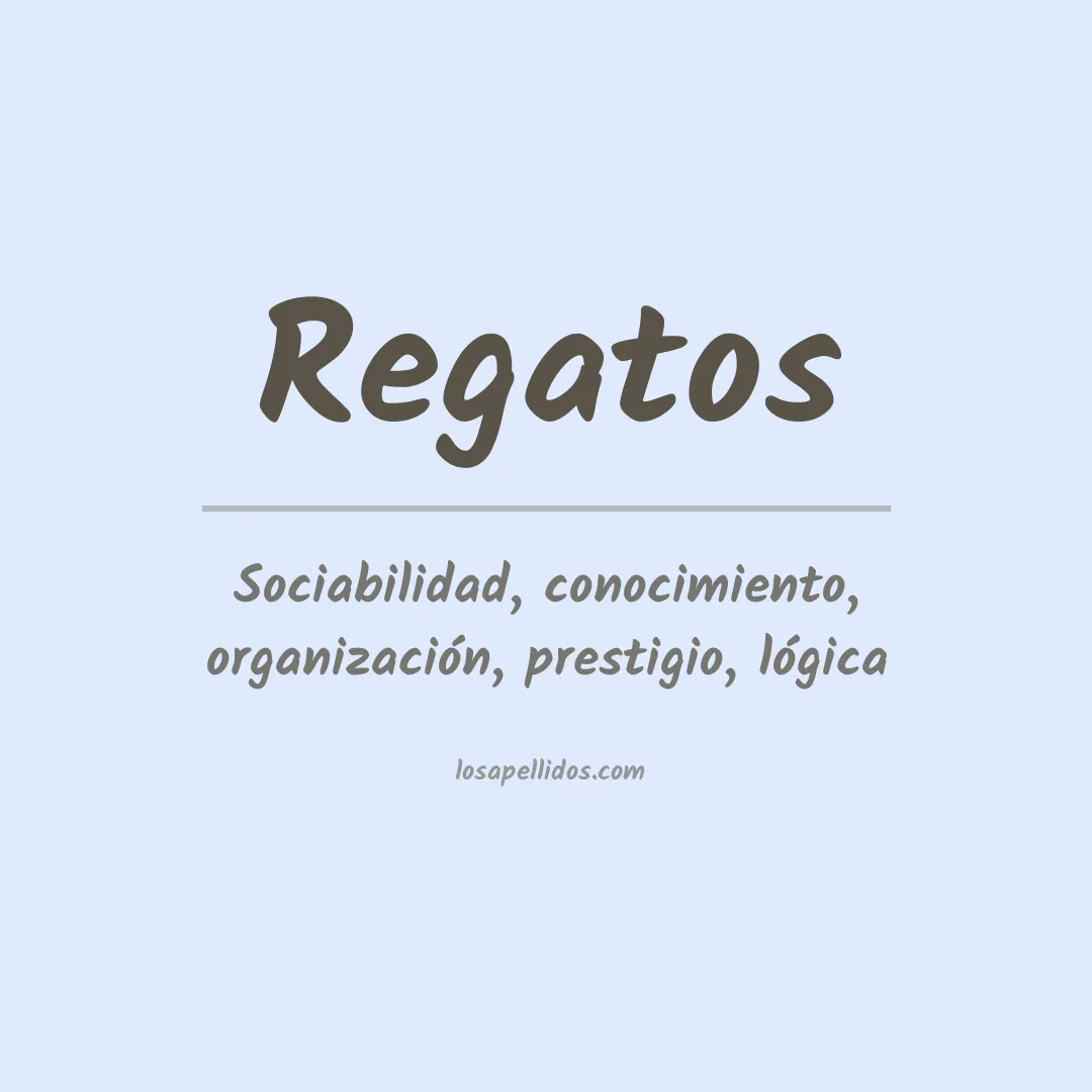 Apellido Regatos