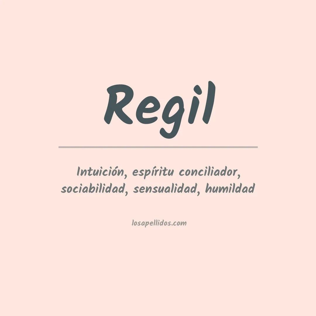 Apellido Regil