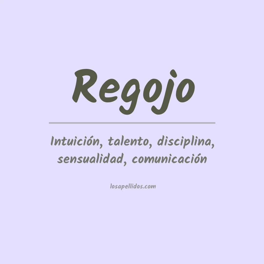 Apellido Regojo