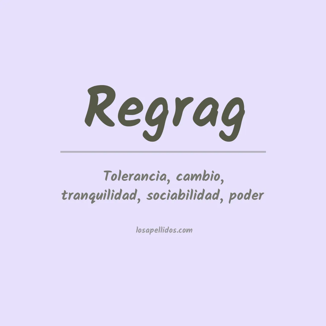 Apellido Regrag