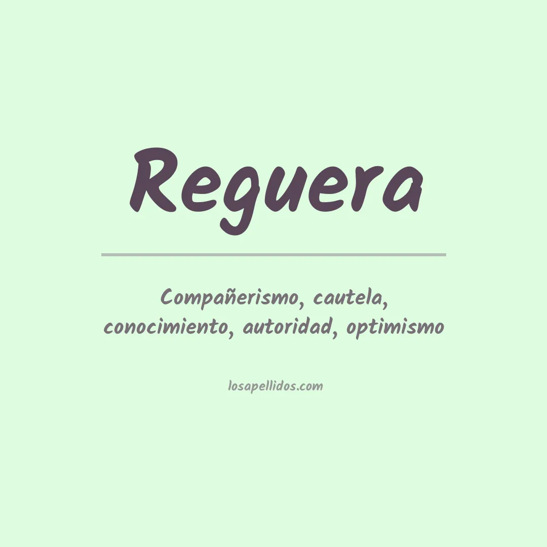 Apellido Reguera