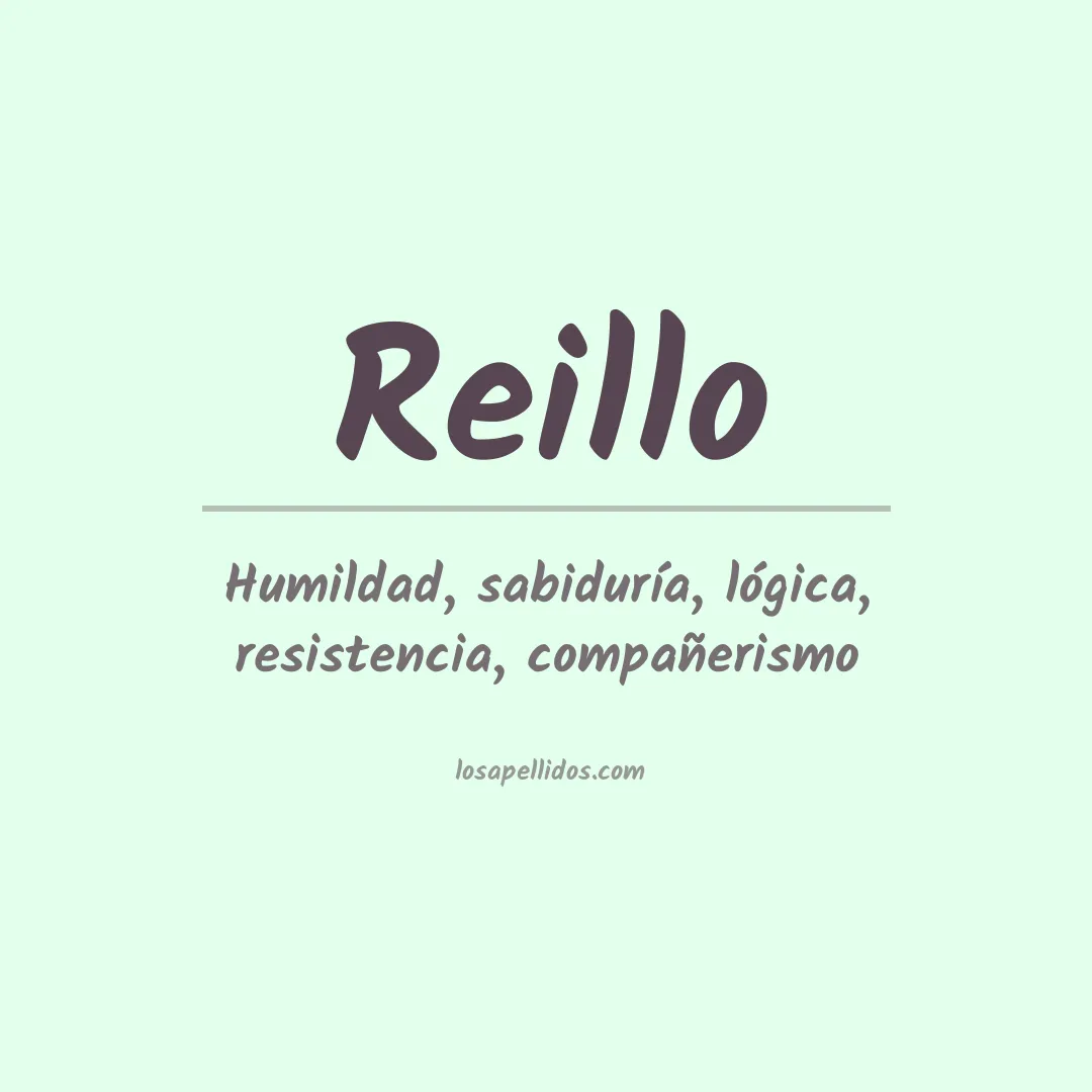 Apellido Reillo