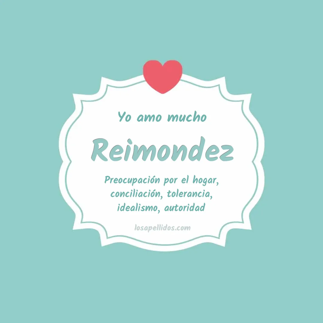 Yo amo mucho Reimondez