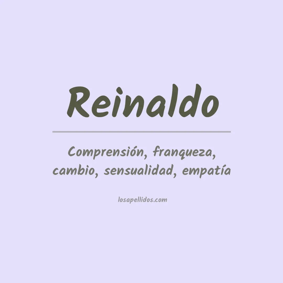 Apellido Reinaldo