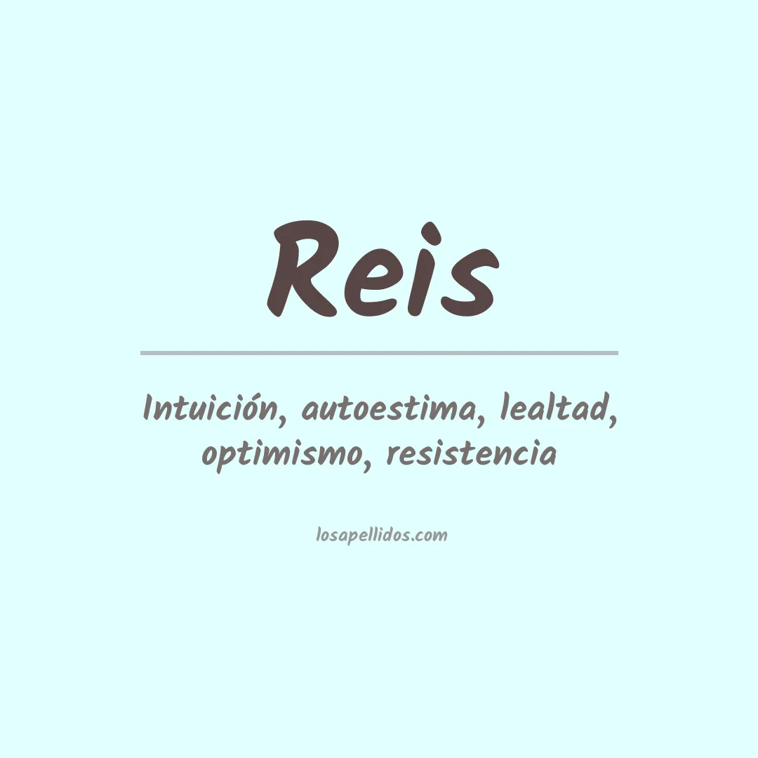 Apellido Reis