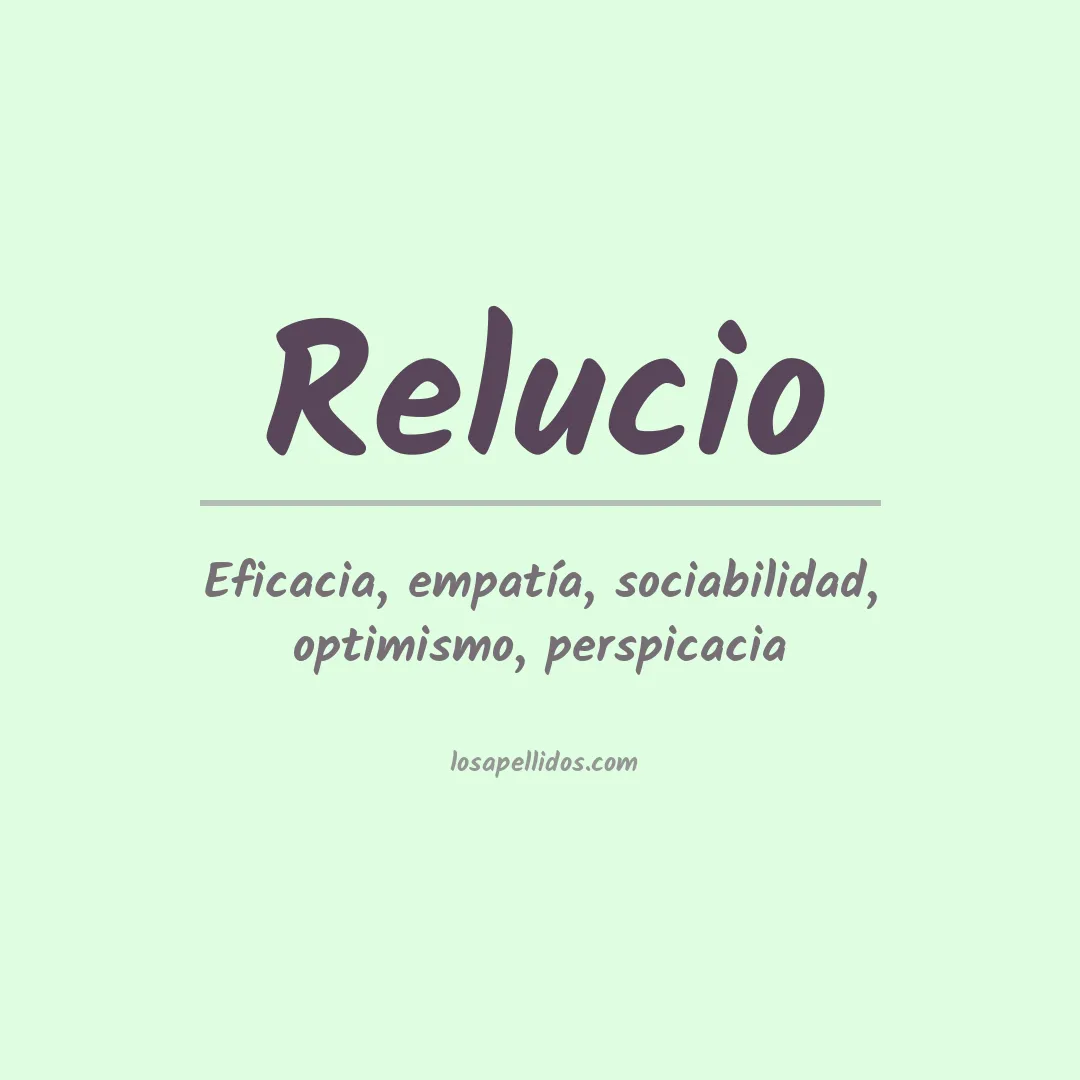 Apellido Relucio