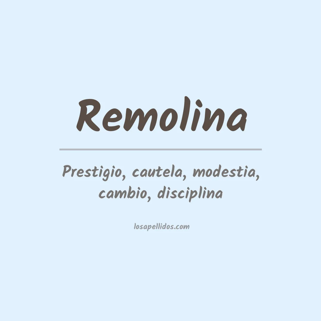 Apellido Remolina