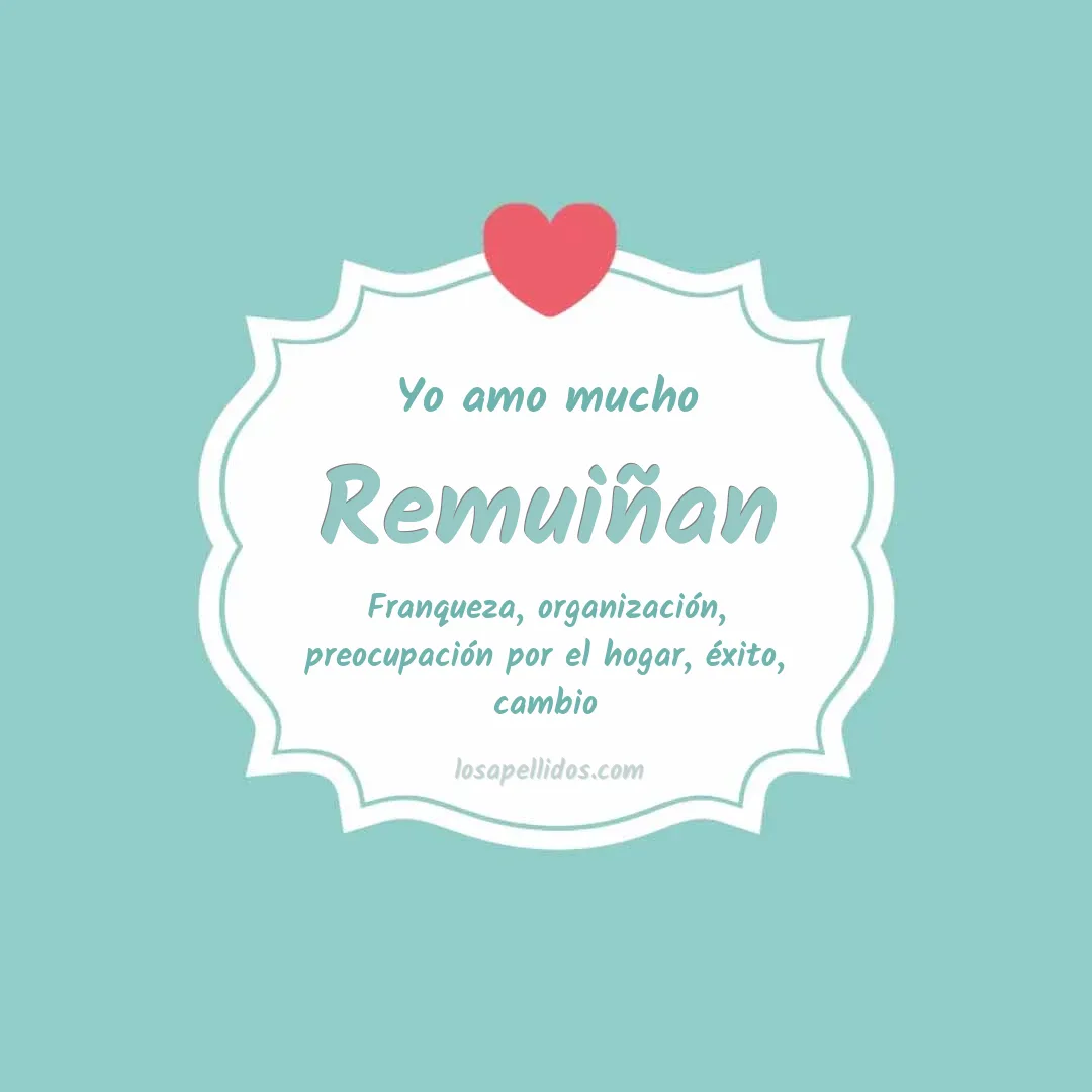Yo amo mucho Remuiñan