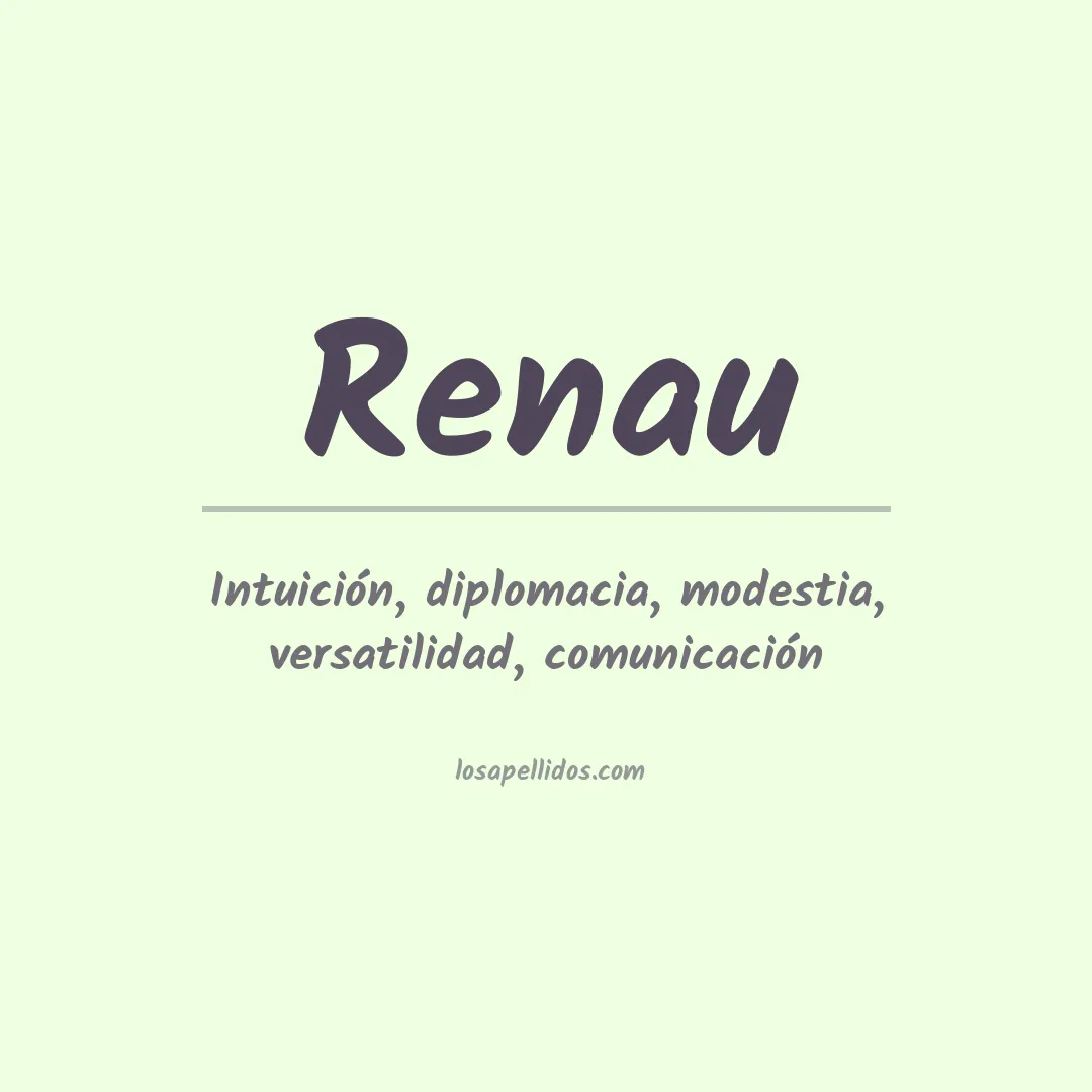 Apellido Renau