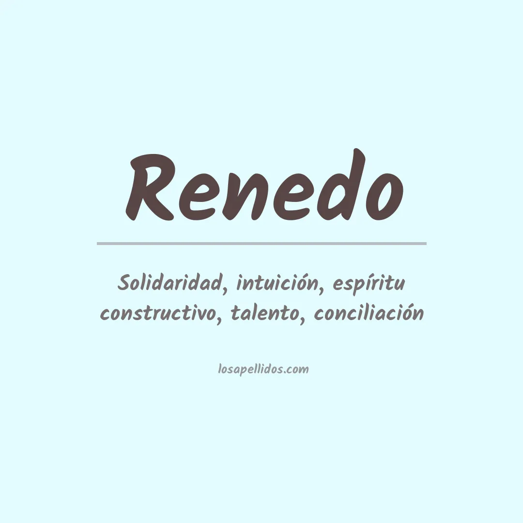 Apellido Renedo