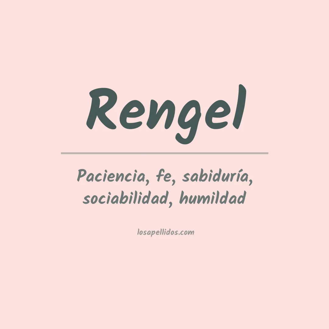 Apellido Rengel