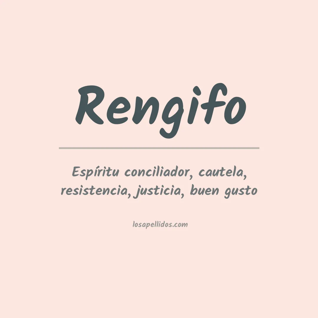 Apellido Rengifo
