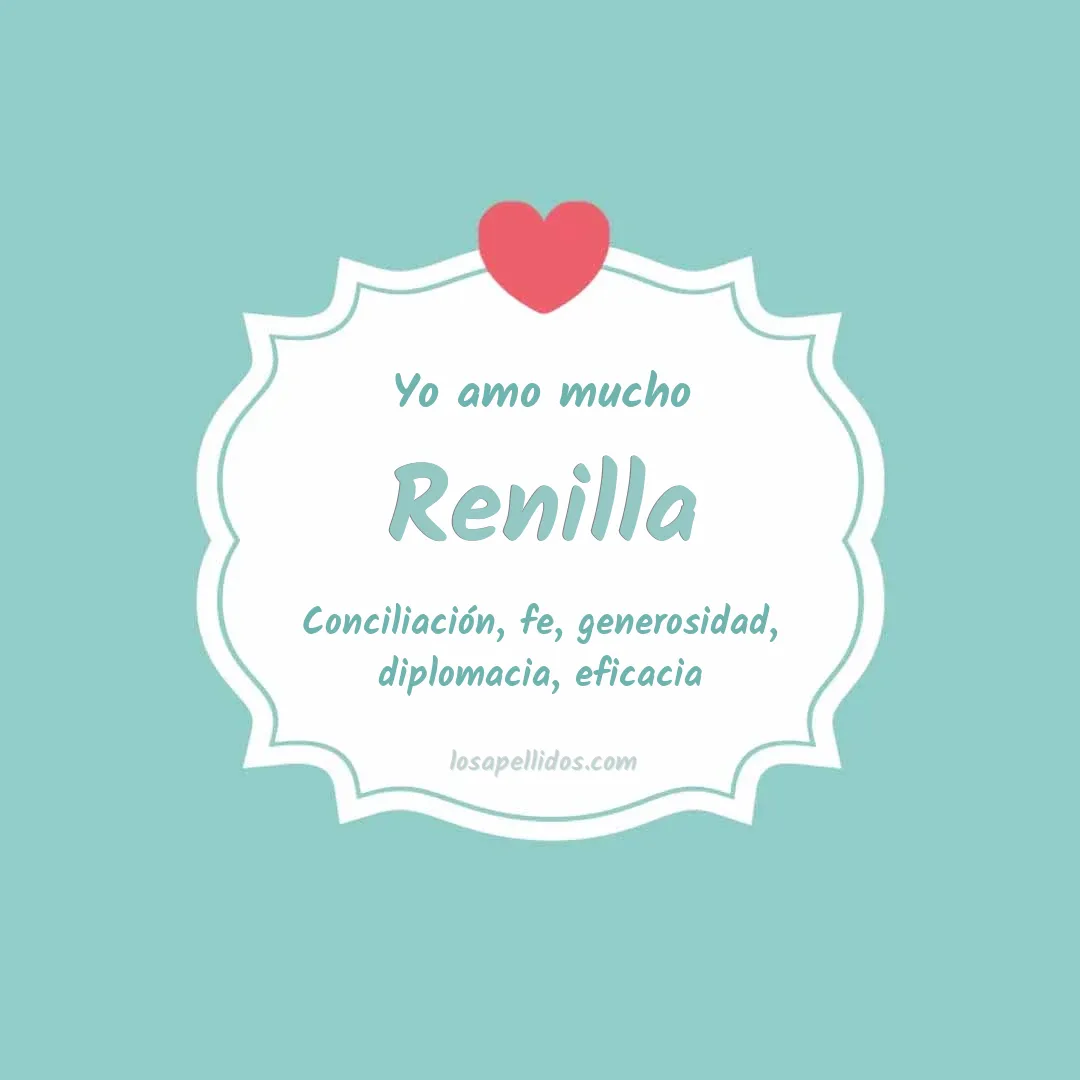 Yo amo mucho Renilla