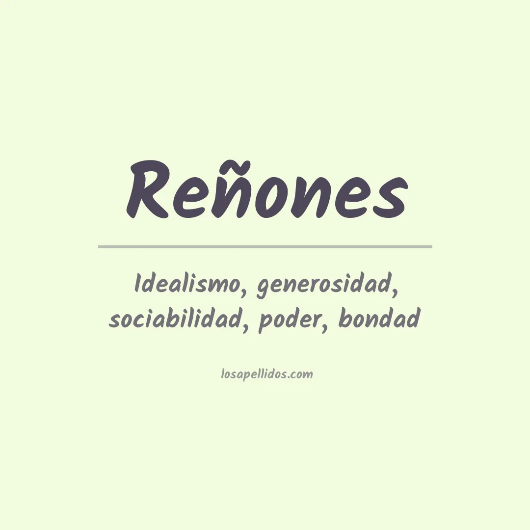 Apellido Reñones