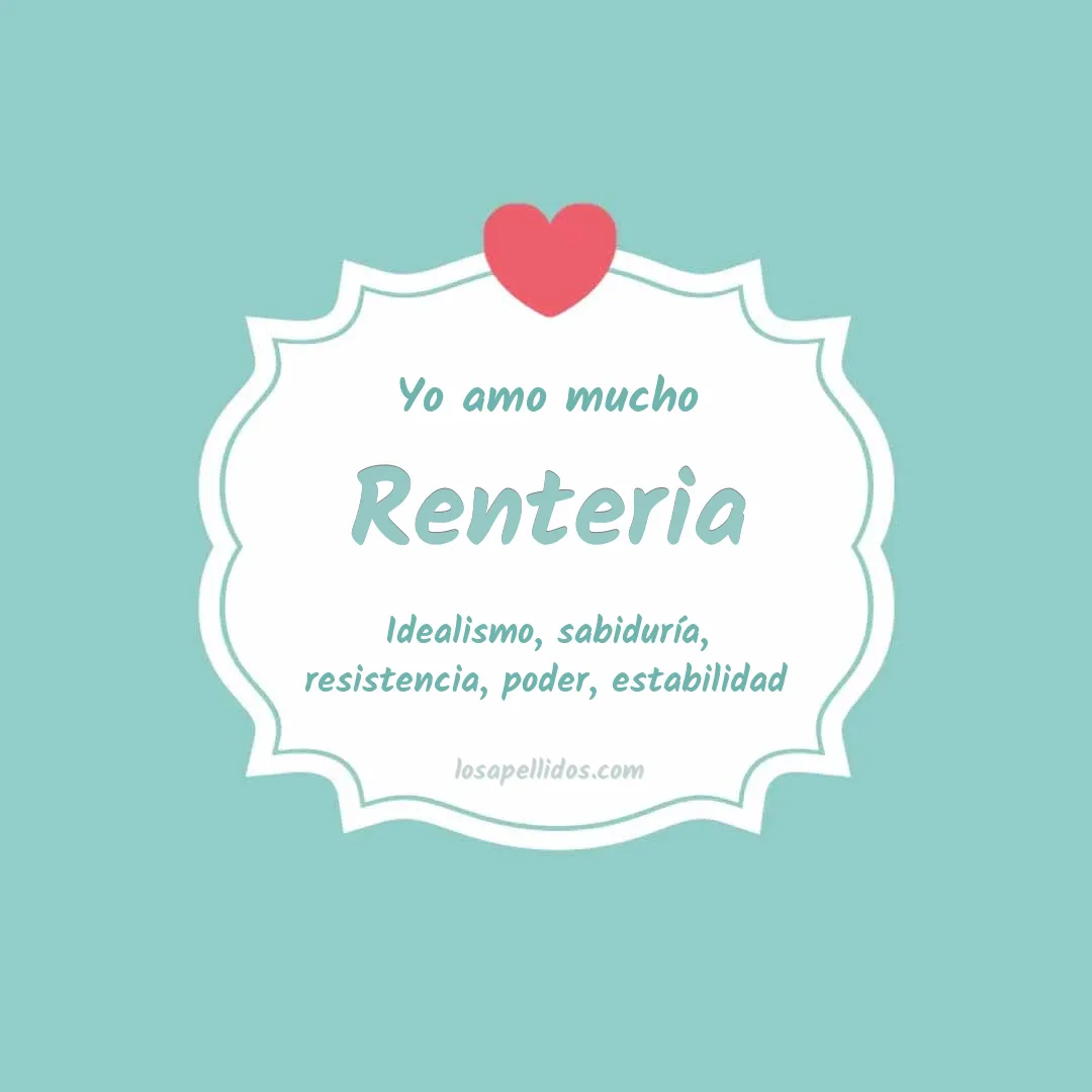 Yo amo mucho Rentería