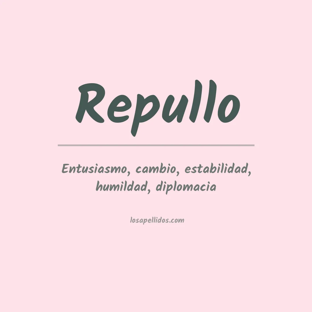 Significado del Apellido Repullo