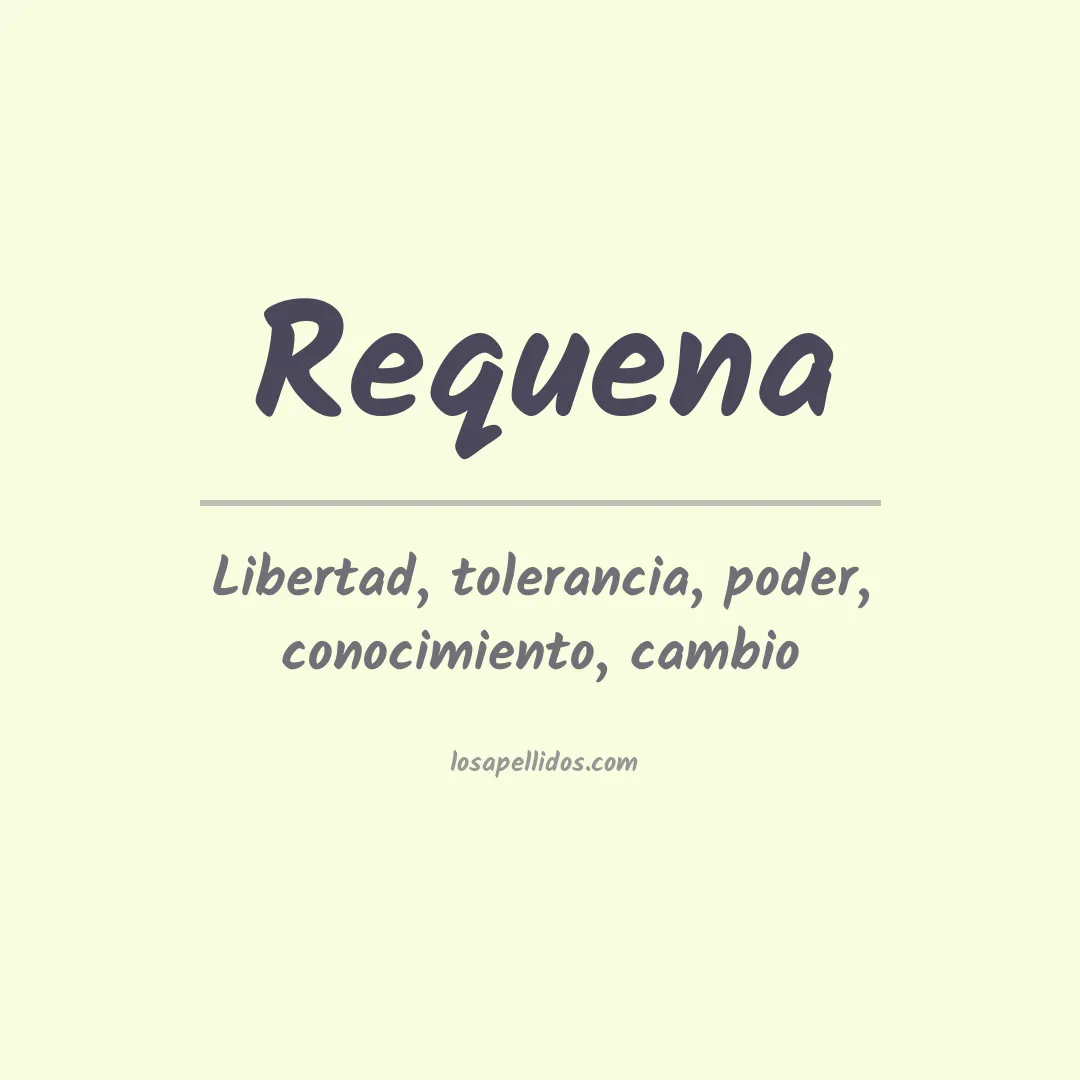 Apellido Requena