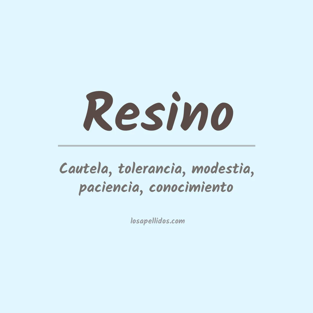 Apellido Resino