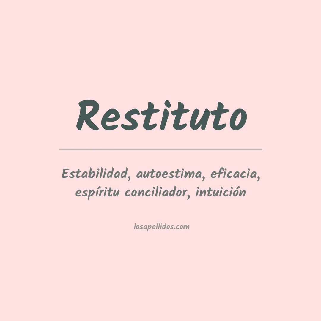Apellido Restituto
