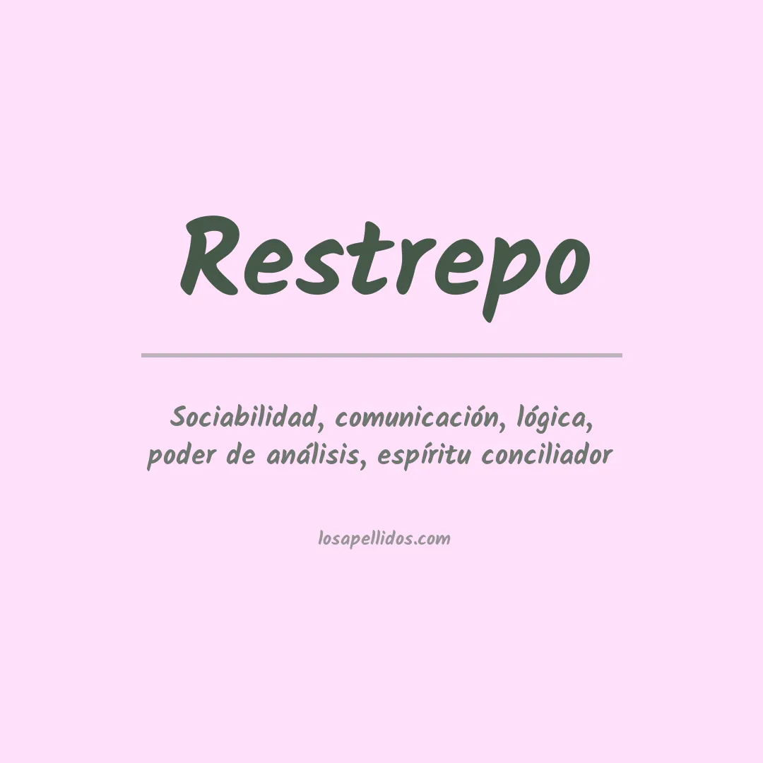 Apellido Restrepo