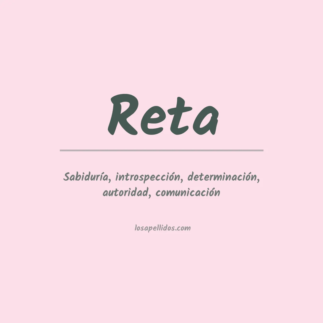Apellido Reta