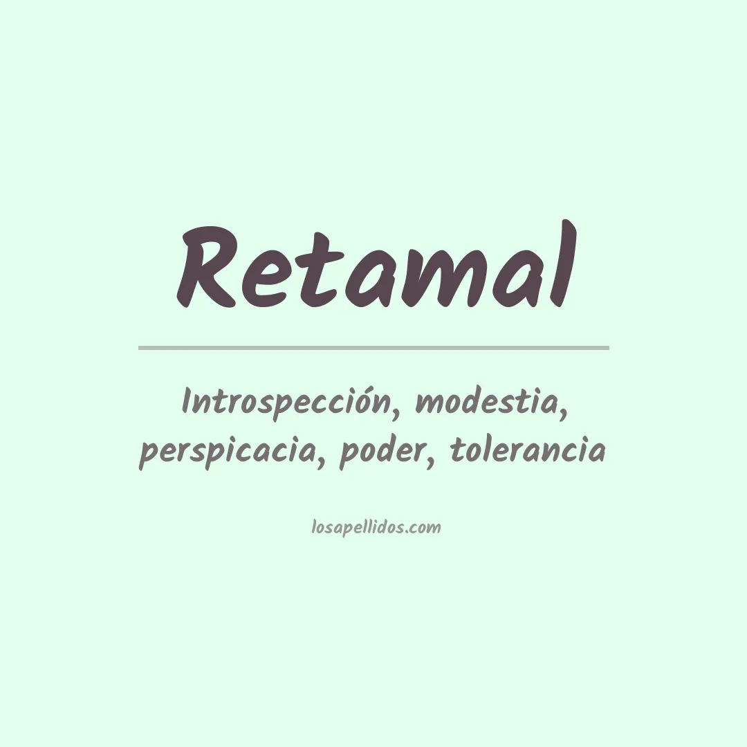Apellido Retamal