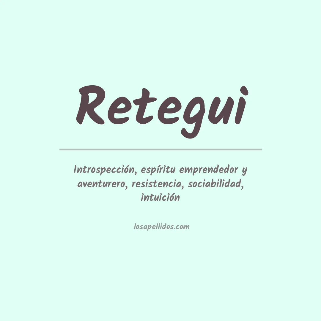 Apellido Retegui