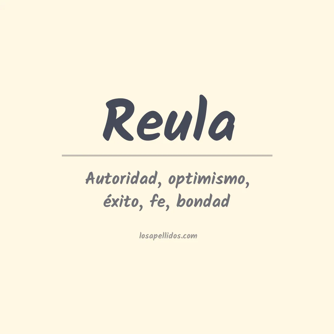 Apellido Reula