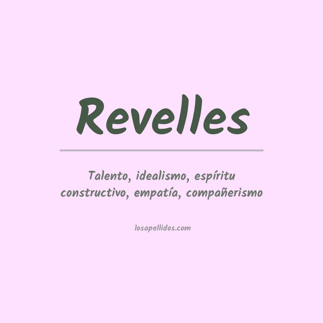 Apellido Revelles