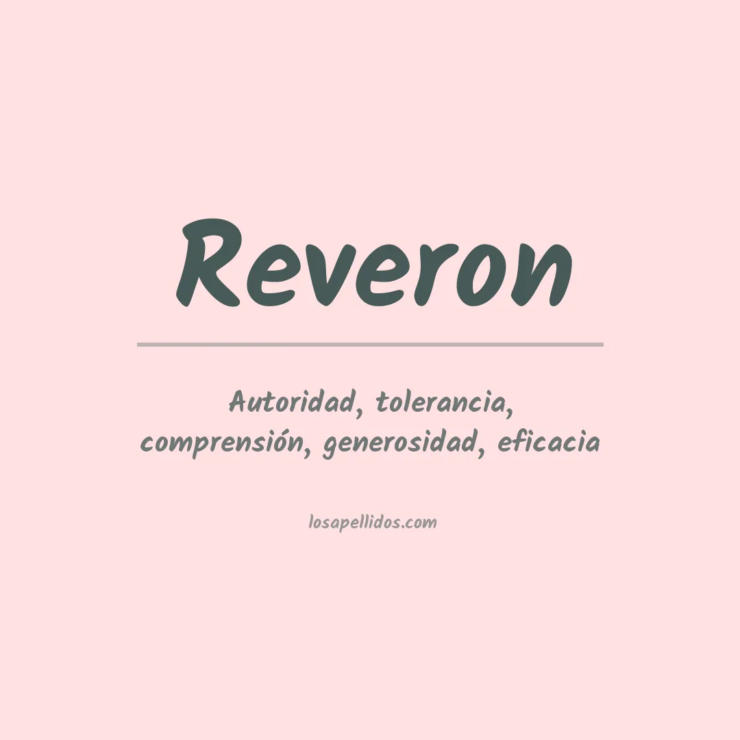 Apellido Reveron